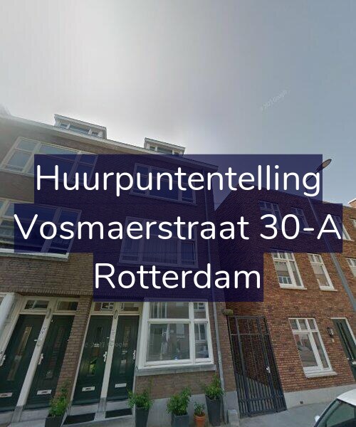 Foto gevel Huurpuntentelling voor Vosmaerstraat 30-A, Rotterdam