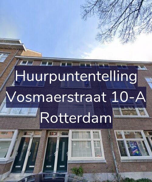 Foto gevel Huurpuntentelling voor Vosmaerstraat 10-A, Rotterdam