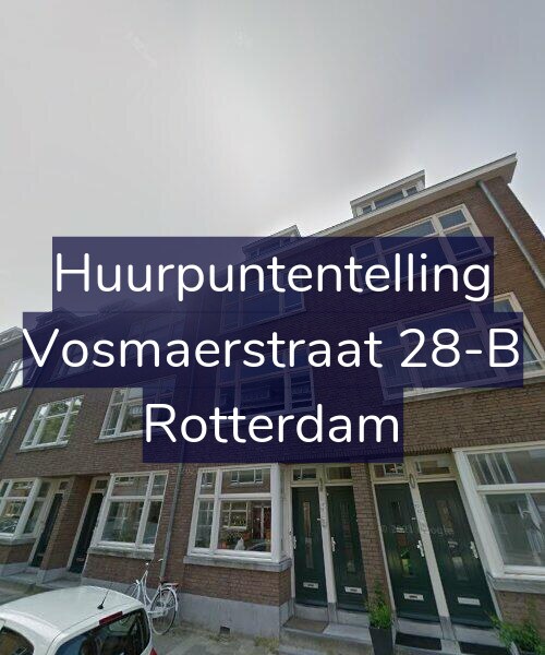 Foto gevel Huurpuntentelling voor Vosmaerstraat 28-B, Rotterdam