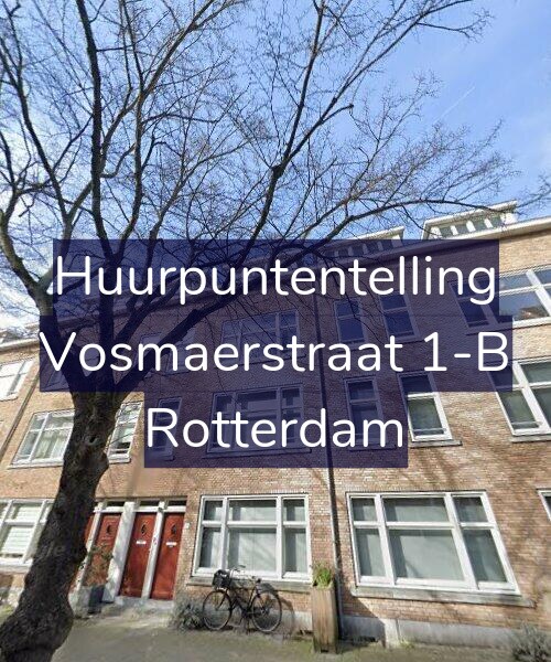 Foto gevel Huurpuntentelling voor Vosmaerstraat 1-B, Rotterdam