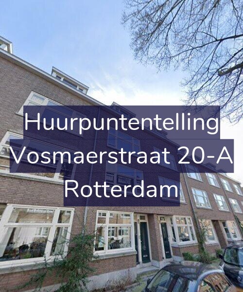 Foto gevel Huurpuntentelling voor Vosmaerstraat 20-A, Rotterdam