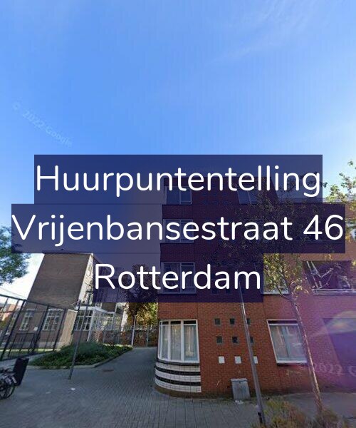 Foto gevel Huurpuntentelling voor Vrijenbansestraat 46, Rotterdam