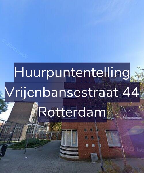 Foto gevel Huurpuntentelling voor Vrijenbansestraat 44, Rotterdam