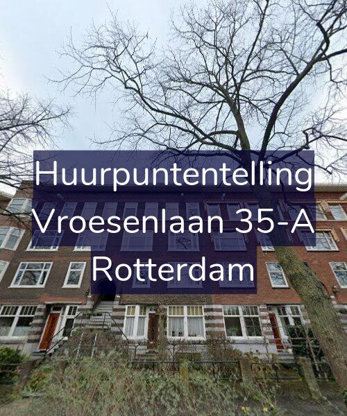 Foto gevel Huurpuntentelling voor Vroesenlaan 35-A, Rotterdam