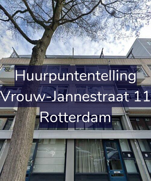 Foto gevel Huurpuntentelling voor Vrouw-Jannestraat 11, Rotterdam