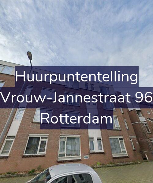 Foto gevel Huurpuntentelling voor Vrouw-Jannestraat 96, Rotterdam