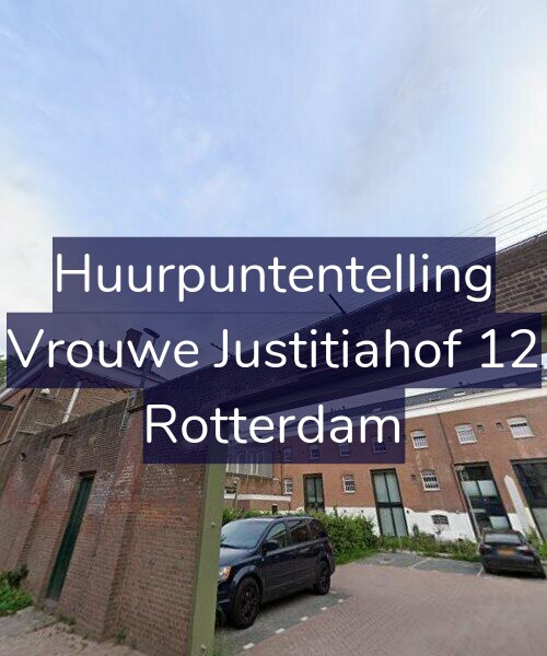 Foto gevel Huurpuntentelling voor Vrouwe Justitiahof 12, Rotterdam