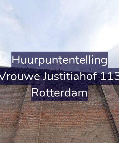 Foto gevel Huurpuntentelling voor Vrouwe Justitiahof 113, Rotterdam