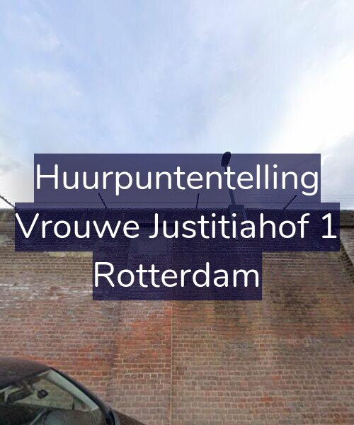 Foto gevel Huurpuntentelling voor Vrouwe Justitiahof 1, Rotterdam