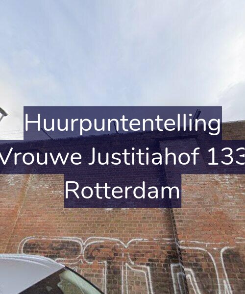 Foto gevel Huurpuntentelling voor Vrouwe Justitiahof 133, Rotterdam