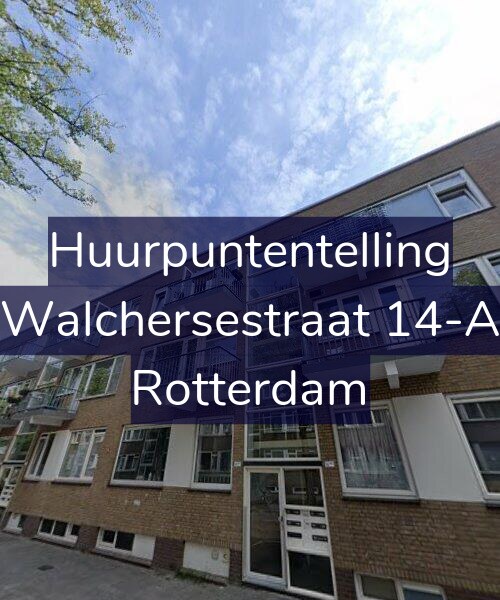 Foto gevel Huurpuntentelling voor Walchersestraat 14-A, Rotterdam