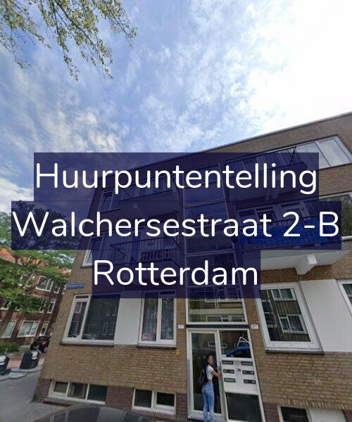 Foto gevel Huurpuntentelling voor Walchersestraat 2-B, Rotterdam