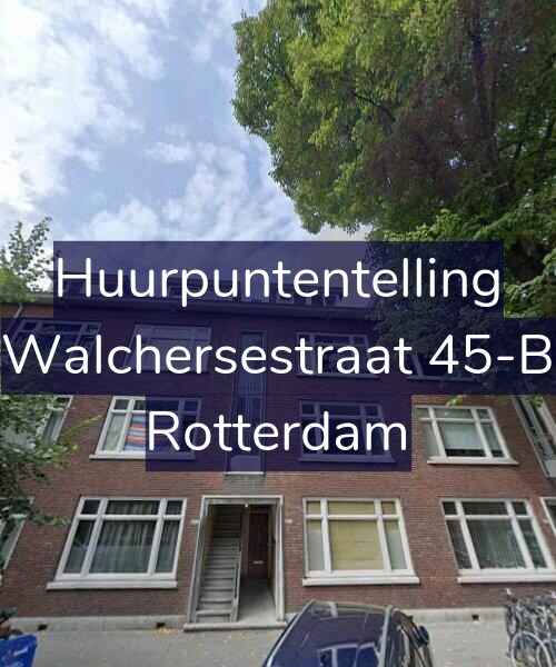 Foto gevel Huurpuntentelling voor Walchersestraat 45-B, Rotterdam