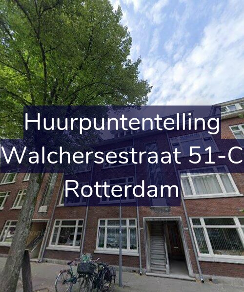 Foto gevel Huurpuntentelling voor Walchersestraat 51-C, Rotterdam