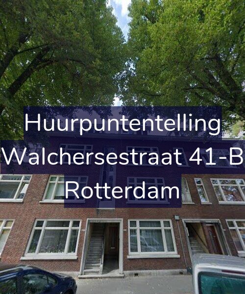 Foto gevel Huurpuntentelling voor Walchersestraat 41-B, Rotterdam