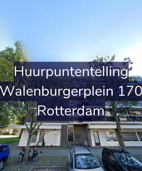 Foto gevel Huurpuntentelling voor Walenburgerplein 170, Rotterdam