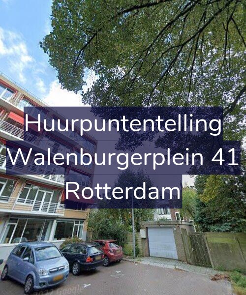 Foto gevel Huurpuntentelling voor Walenburgerplein 41, Rotterdam