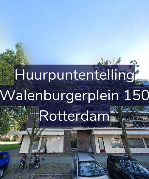 Foto gevel Huurpuntentelling voor Walenburgerplein 150, Rotterdam