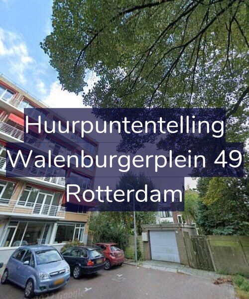Foto gevel Huurpuntentelling voor Walenburgerplein 49, Rotterdam