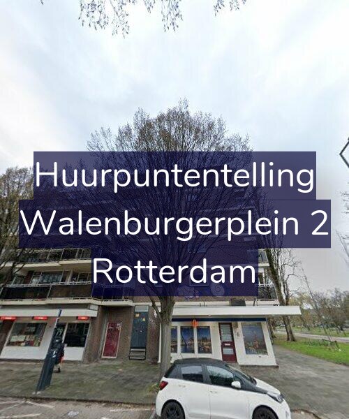 Foto gevel Huurpuntentelling voor Walenburgerplein 2, Rotterdam