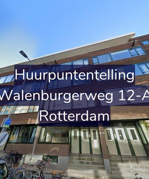 Foto gevel Huurpuntentelling voor Walenburgerweg 12-A, Rotterdam
