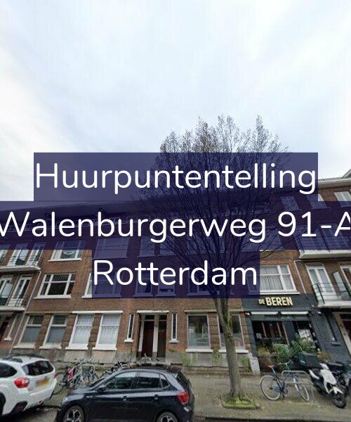 Foto gevel Huurpuntentelling voor Walenburgerweg 91-A, Rotterdam