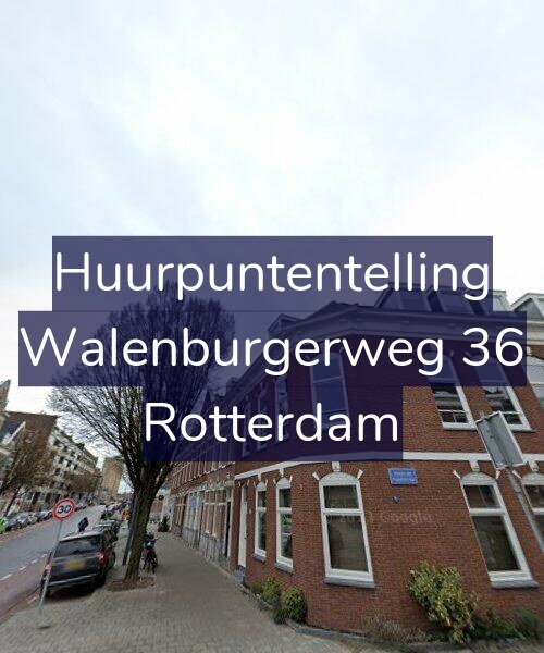 Foto gevel Huurpuntentelling voor Walenburgerweg 36, Rotterdam