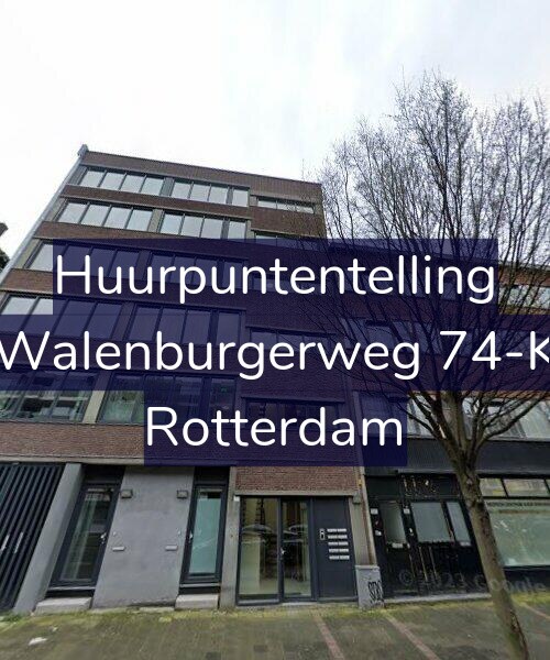 Foto gevel Huurpuntentelling voor Walenburgerweg 74-K, Rotterdam