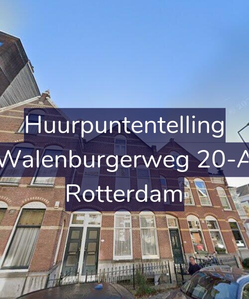 Foto gevel Huurpuntentelling voor Walenburgerweg 20-A, Rotterdam