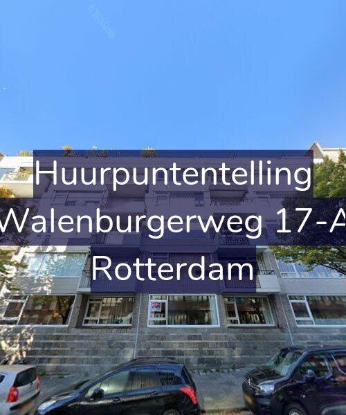 Foto gevel Huurpuntentelling voor Walenburgerweg 17-A, Rotterdam