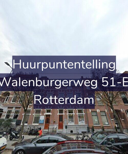 Foto gevel Huurpuntentelling voor Walenburgerweg 51-B, Rotterdam