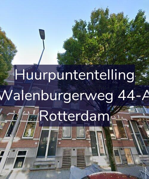 Foto gevel Huurpuntentelling voor Walenburgerweg 44-A, Rotterdam