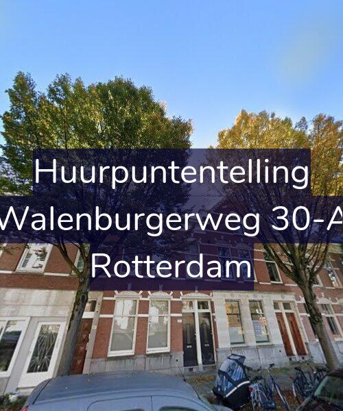 Foto gevel Huurpuntentelling voor Walenburgerweg 30-A, Rotterdam
