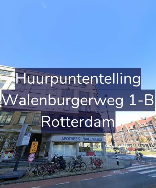 Foto gevel Huurpuntentelling voor Walenburgerweg 1-B, Rotterdam