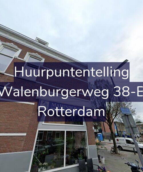 Foto gevel Huurpuntentelling voor Walenburgerweg 38-B, Rotterdam