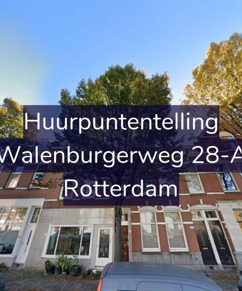 Foto gevel Huurpuntentelling voor Walenburgerweg 28-A, Rotterdam