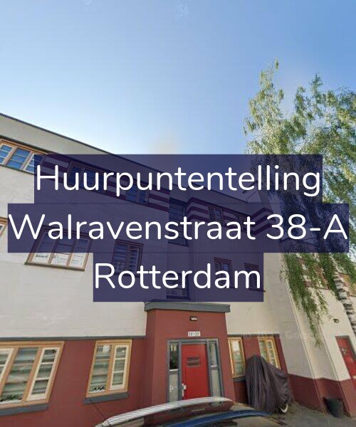 Foto gevel Huurpuntentelling voor Walravenstraat 38-A, Rotterdam