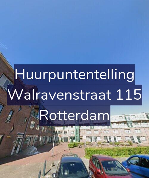 Foto gevel Huurpuntentelling voor Walravenstraat 115, Rotterdam