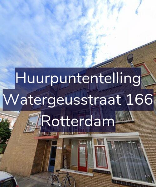 Foto gevel Huurpuntentelling voor Watergeusstraat 166, Rotterdam