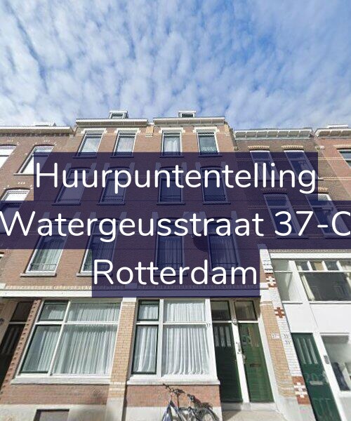Foto gevel Huurpuntentelling voor Watergeusstraat 37-C, Rotterdam
