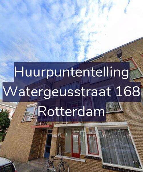 Foto gevel Huurpuntentelling voor Watergeusstraat 168, Rotterdam