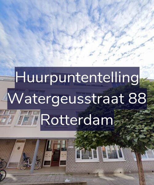 Foto gevel Huurpuntentelling voor Watergeusstraat 88, Rotterdam