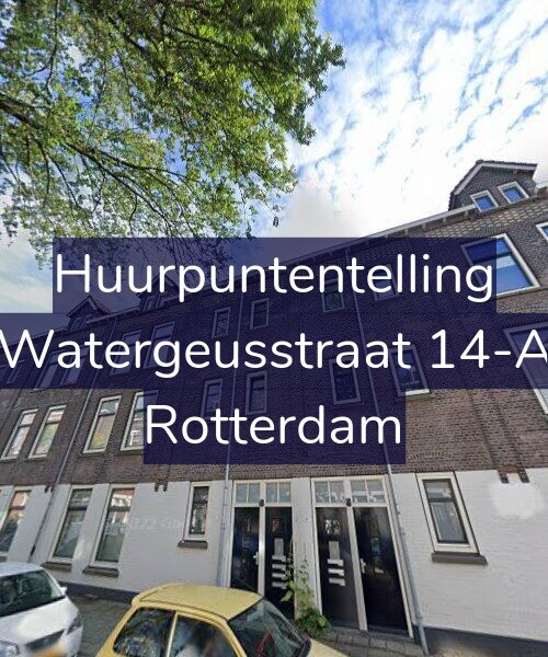 Foto gevel Huurpuntentelling voor Watergeusstraat 14-A, Rotterdam