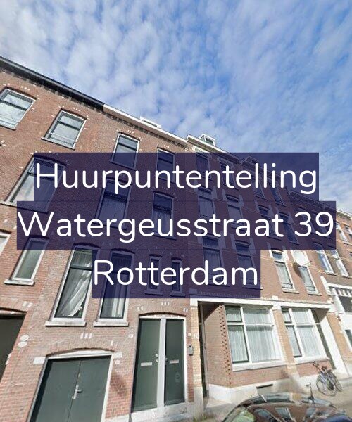 Foto gevel Huurpuntentelling voor Watergeusstraat 39, Rotterdam