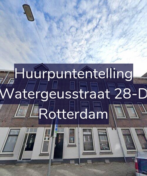 Foto gevel Huurpuntentelling voor Watergeusstraat 28-D, Rotterdam