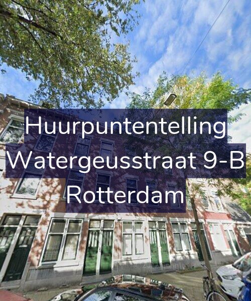 Foto gevel Huurpuntentelling voor Watergeusstraat 9-B, Rotterdam