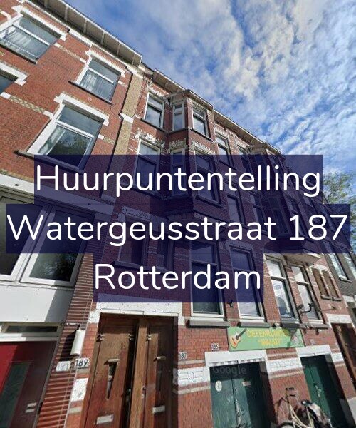 Foto gevel Huurpuntentelling voor Watergeusstraat 187, Rotterdam