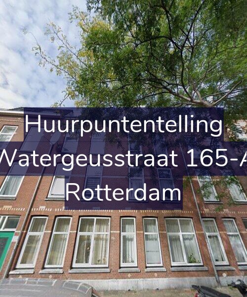 Foto gevel Huurpuntentelling voor Watergeusstraat 165-A, Rotterdam