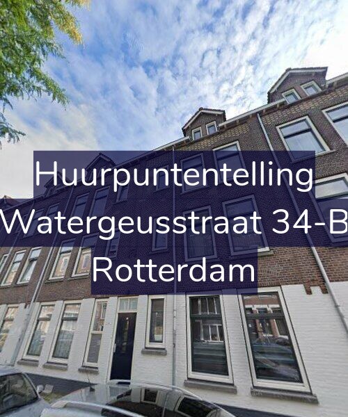 Foto gevel Huurpuntentelling voor Watergeusstraat 34-B, Rotterdam