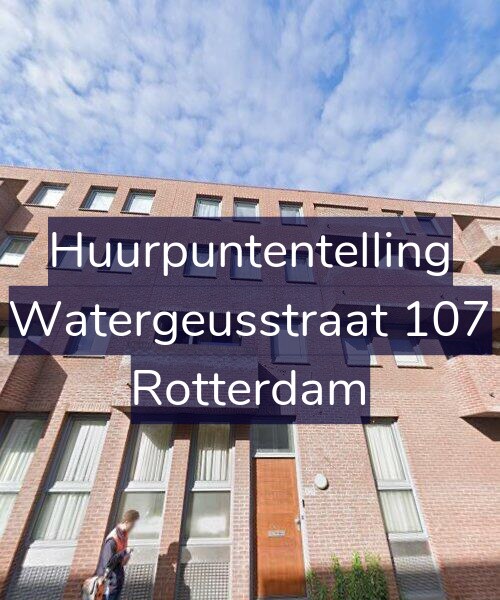 Foto gevel Huurpuntentelling voor Watergeusstraat 107, Rotterdam